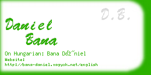 daniel bana business card